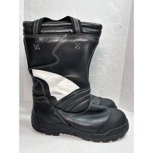 Globe Firefighter Boots 12 XW NFPA 1971 Turnout Vibram Made USA Safety Toe